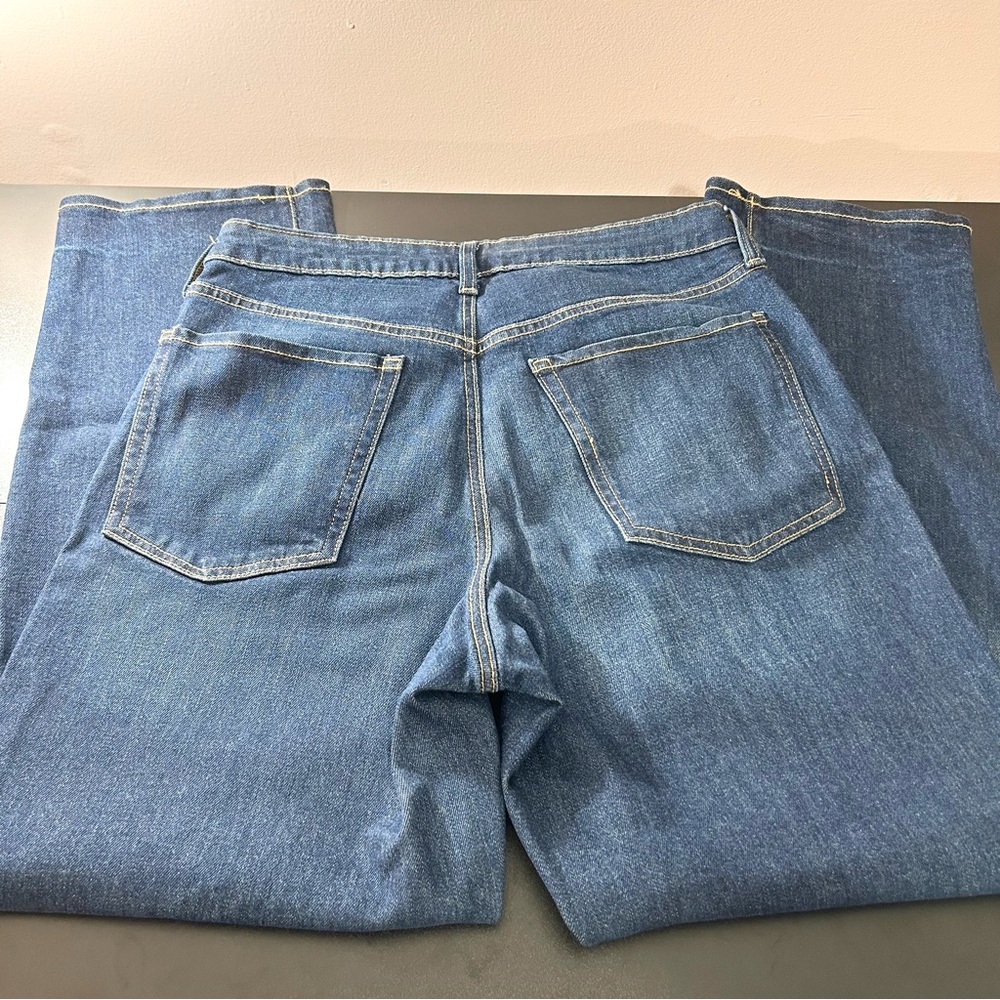 Old Navy Women's High Rise O.G. Loose Relaxed Fit Blue Jeans Denim Size 12 - Picture 2 of 7